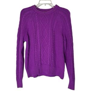 Gap Cable Knit Fishermans Sweater Medium Cotton